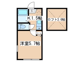 間取図 カレッジパ－ク向ヶ丘遊園