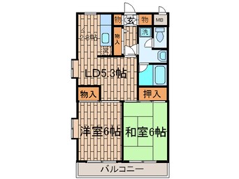 間取図 パ－シブル目黒