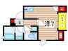 ＢＥＬＬＡ　ＶＩＴＡ　大島 1Rの間取り