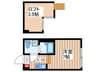 PrendreⅡ 1Kの間取り