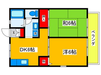 間取図 シャンティ－新浦安