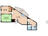 本町マンション 2LDKの間取り