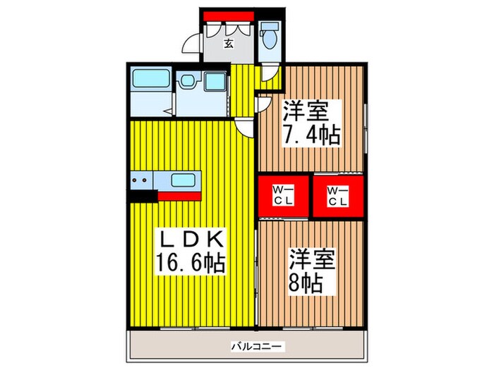 間取り図 ﾘﾊﾞ-ｽﾄ-ﾝ