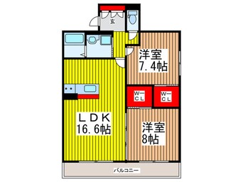 間取図 ﾘﾊﾞ-ｽﾄ-ﾝ