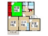 メゾン・オークス 3DKの間取り