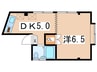 ハウス８８ 1DKの間取り