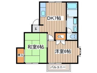 間取図 グランデュール松浪