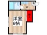 ドミール・モリス 1Kの間取り