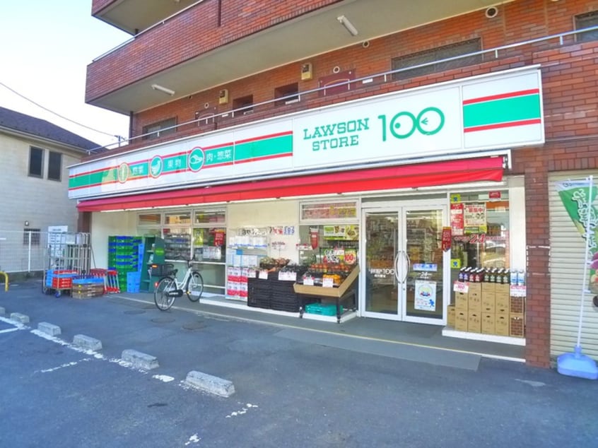 ローソンストア100(コンビニ)まで306m ドミール・モリス