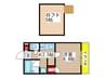 フィックス和光 1Kの間取り