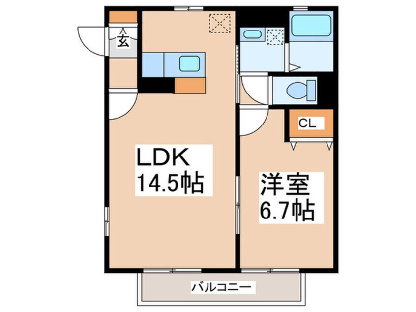 間取図 クレール