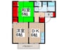ソフィア壱番館 2DKの間取り