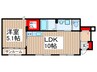 Emiasu 1LDKの間取り