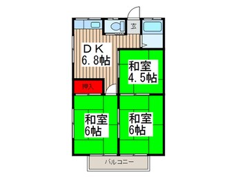 間取図 サニ－ガ－デン