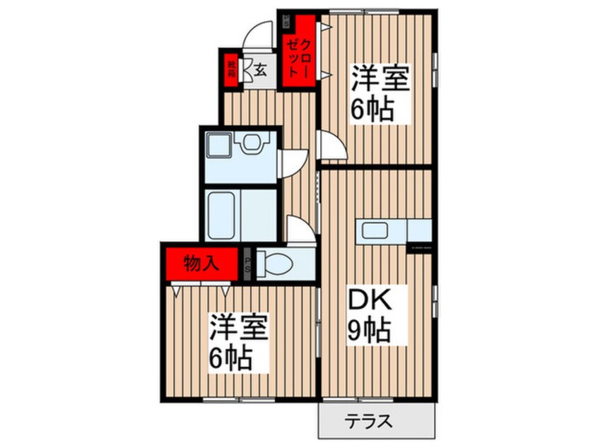 間取図 アリエルⅡ