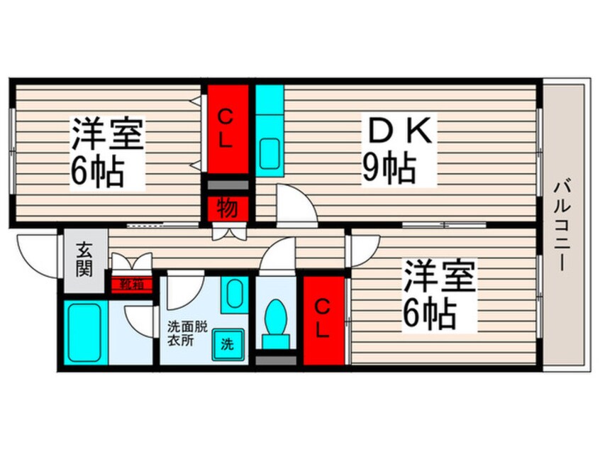 間取図 ユニバ－サルマンション２