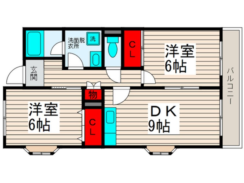 間取図 ユニバ－サルマンション２