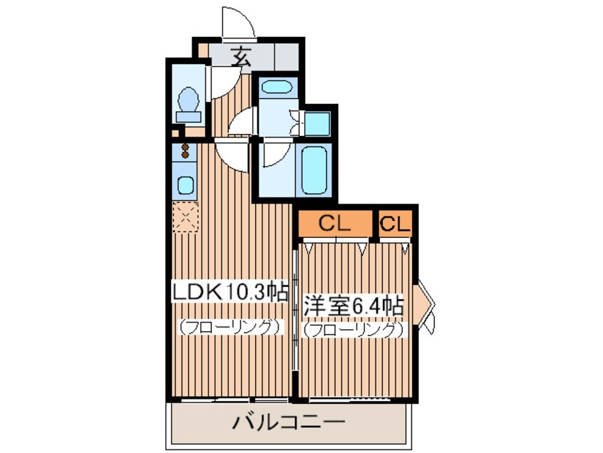 間取図 レジディア笹塚