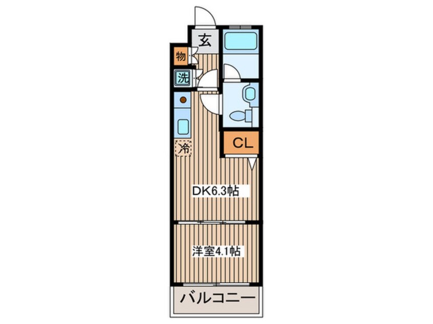 間取図 レジディア笹塚