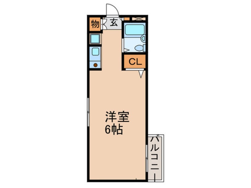間取図 スカイコ－ト金町第４(306)