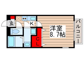 間取図 アム－ルコスモ