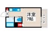 Ｇｌａｎｚ町屋Ⅱ 1Rの間取り