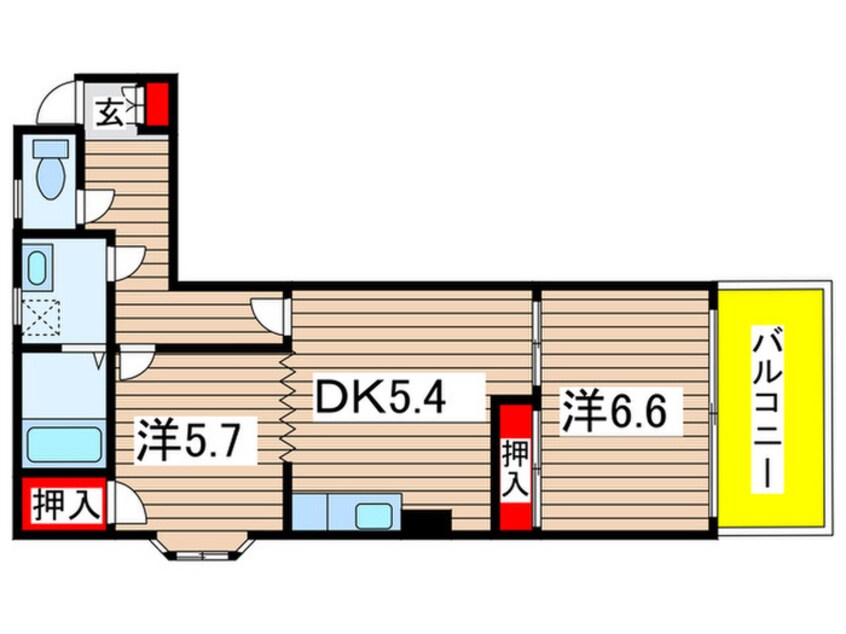 間取図 市原ビル