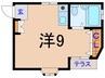 クリスタル陣屋 1Rの間取り