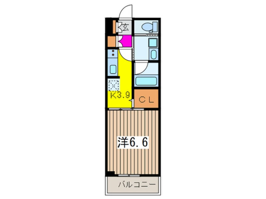 間取図 カスタリア人形町Ⅲ
