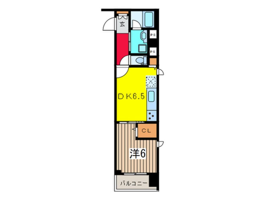 間取図 カスタリア人形町Ⅲ