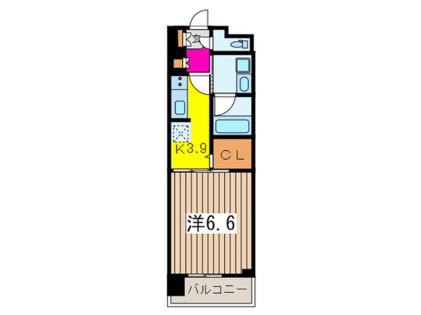 間取図 カスタリア人形町Ⅲ