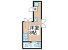 VARYｓ北千住 1Rの間取り