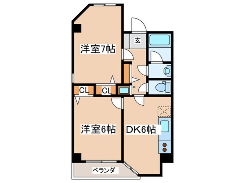 間取図 Ｔ&Ｓ茅ヶ崎