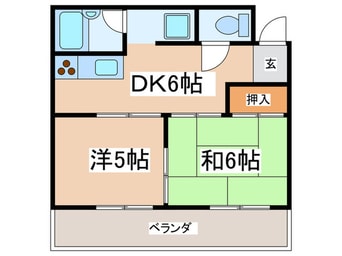 間取図 サンクレ－ジュＹＯＫＯＨＡＭＡ