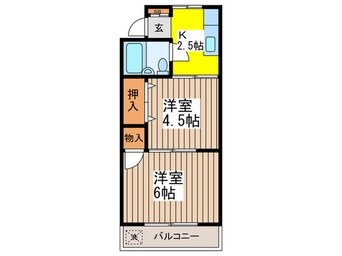 間取図 コーポ薄井