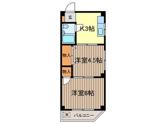 間取図 コーポ薄井