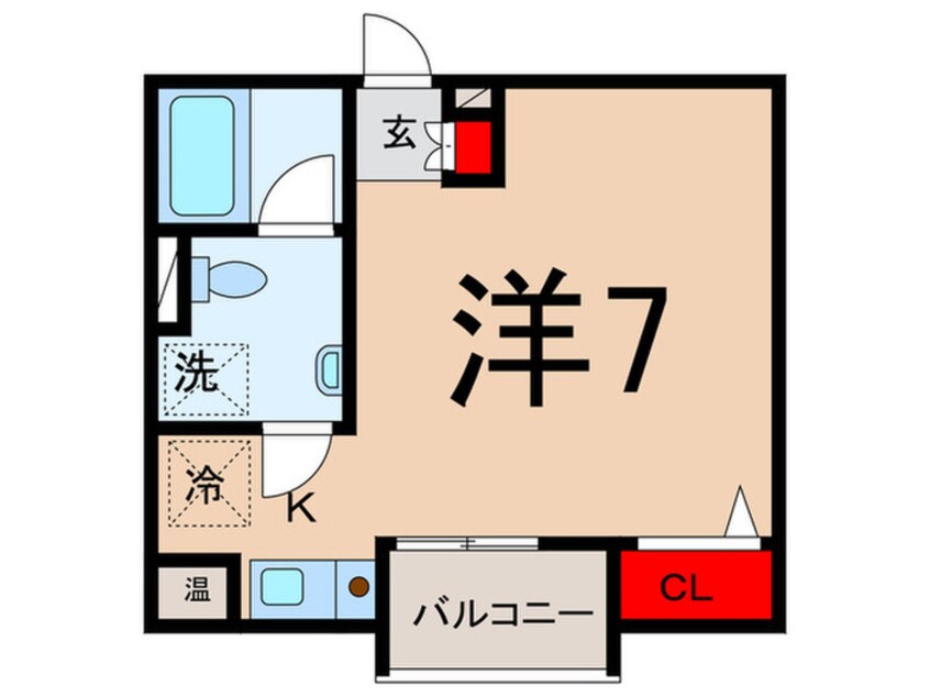 間取図 エストライフ東大泉