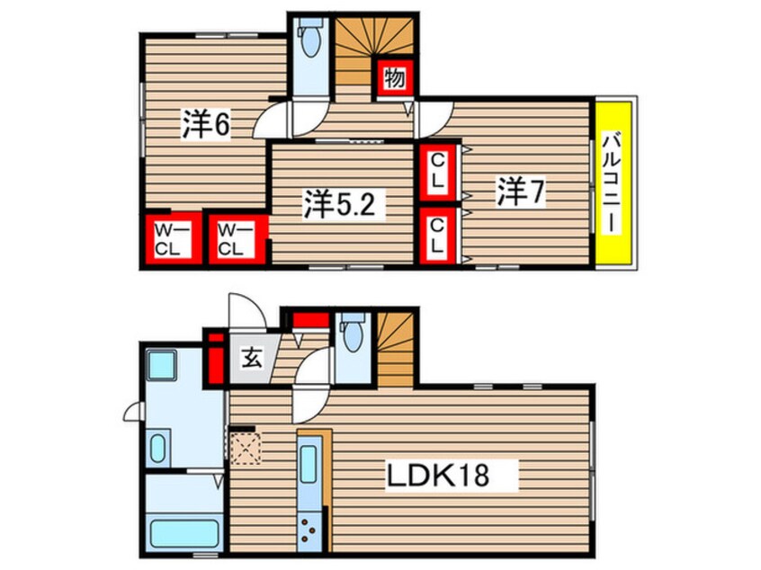 間取図 Kolet四街道和良比