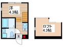 エアル北小岩の間取図