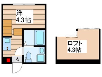 間取図 エアル北小岩