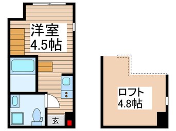 間取図 エアル北小岩