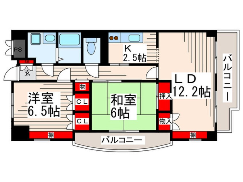 間取図 コンフォートＭＳ