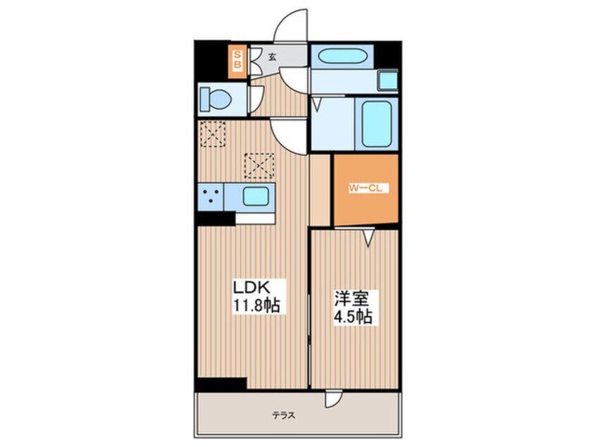 間取図 アヴァンス北烏山