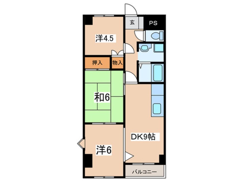 間取図 プラザエテルノ