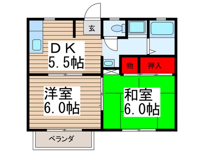 間取り図 ＪＪハイツ