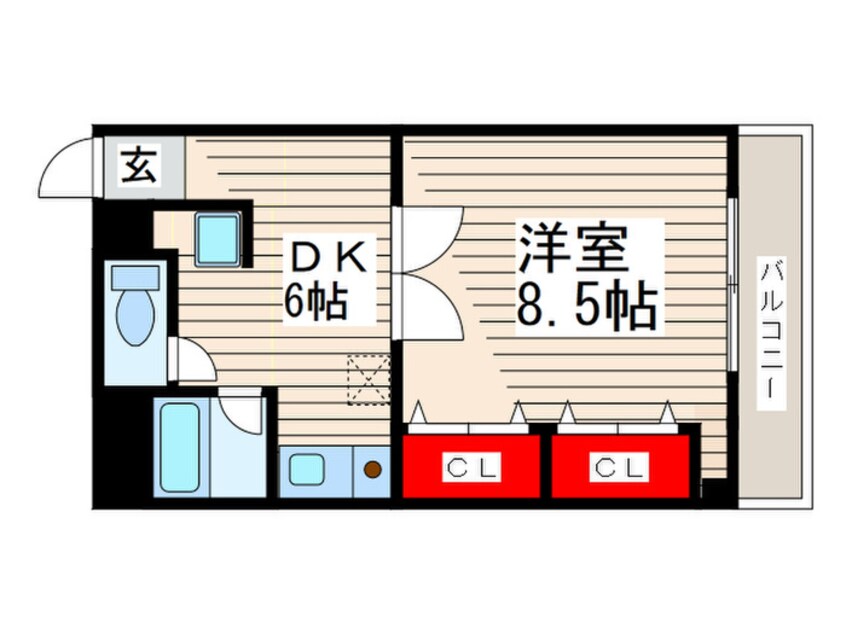 間取図 ア－バンシティ・プルミエⅡ