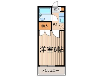 間取図 サンライズ深大寺