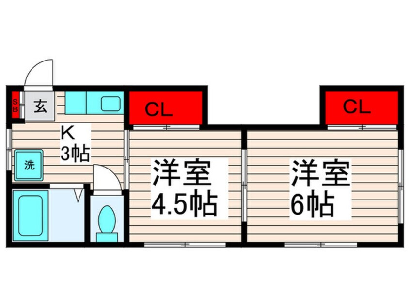 間取図 宮本コ－ポ