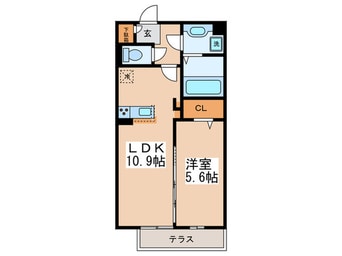間取図 クローバー相生Ａ