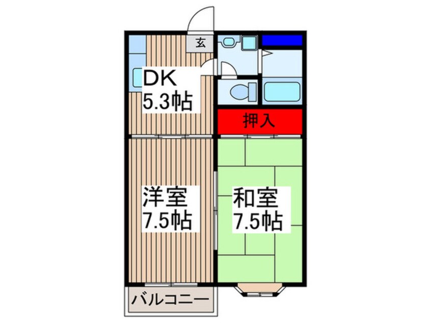 間取図 スマイラックスＡ